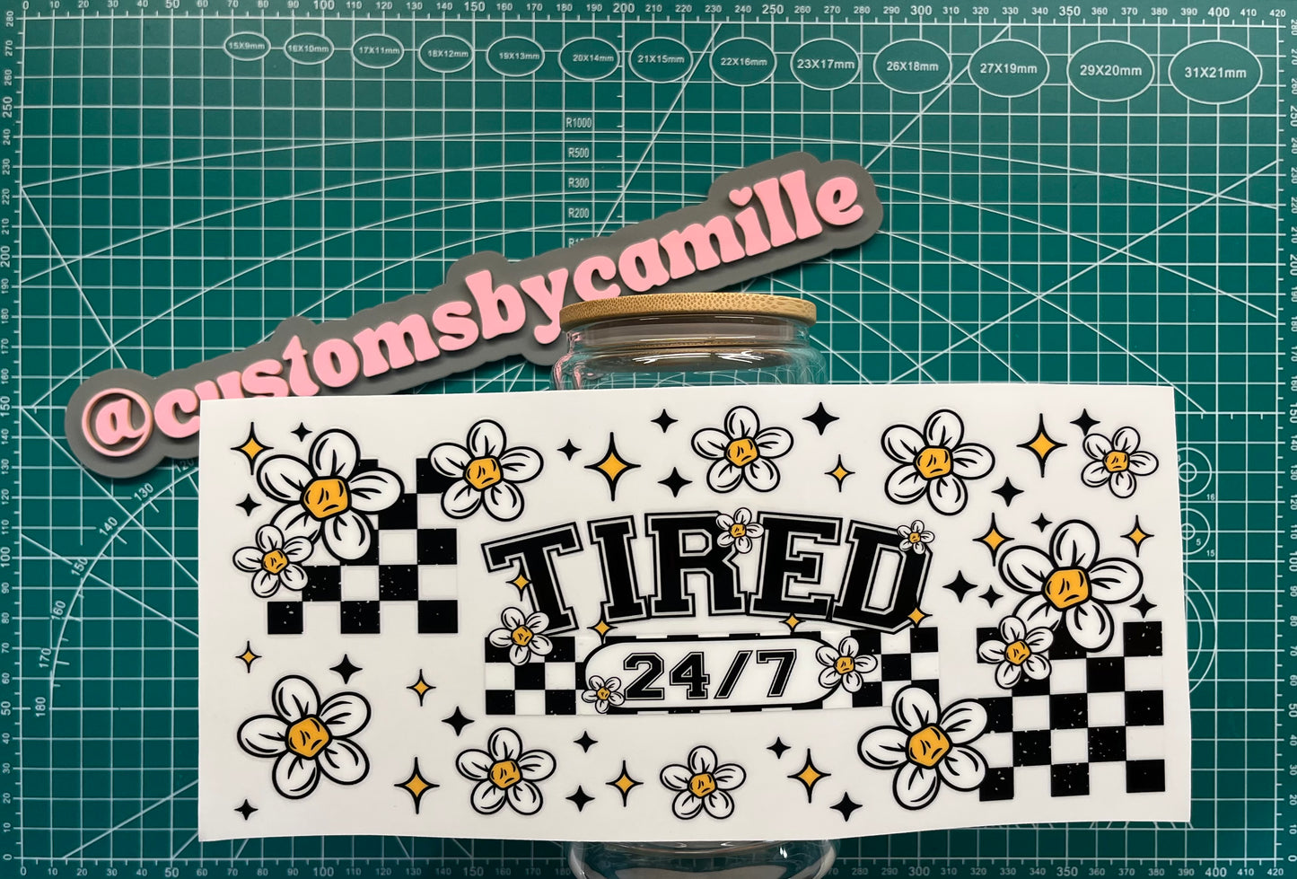 #259 Tired 24/7 decal