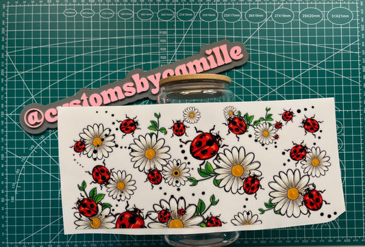 #260 Ladybug Daisy decal