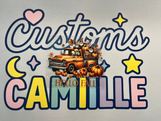 #362 Hello Fall decal