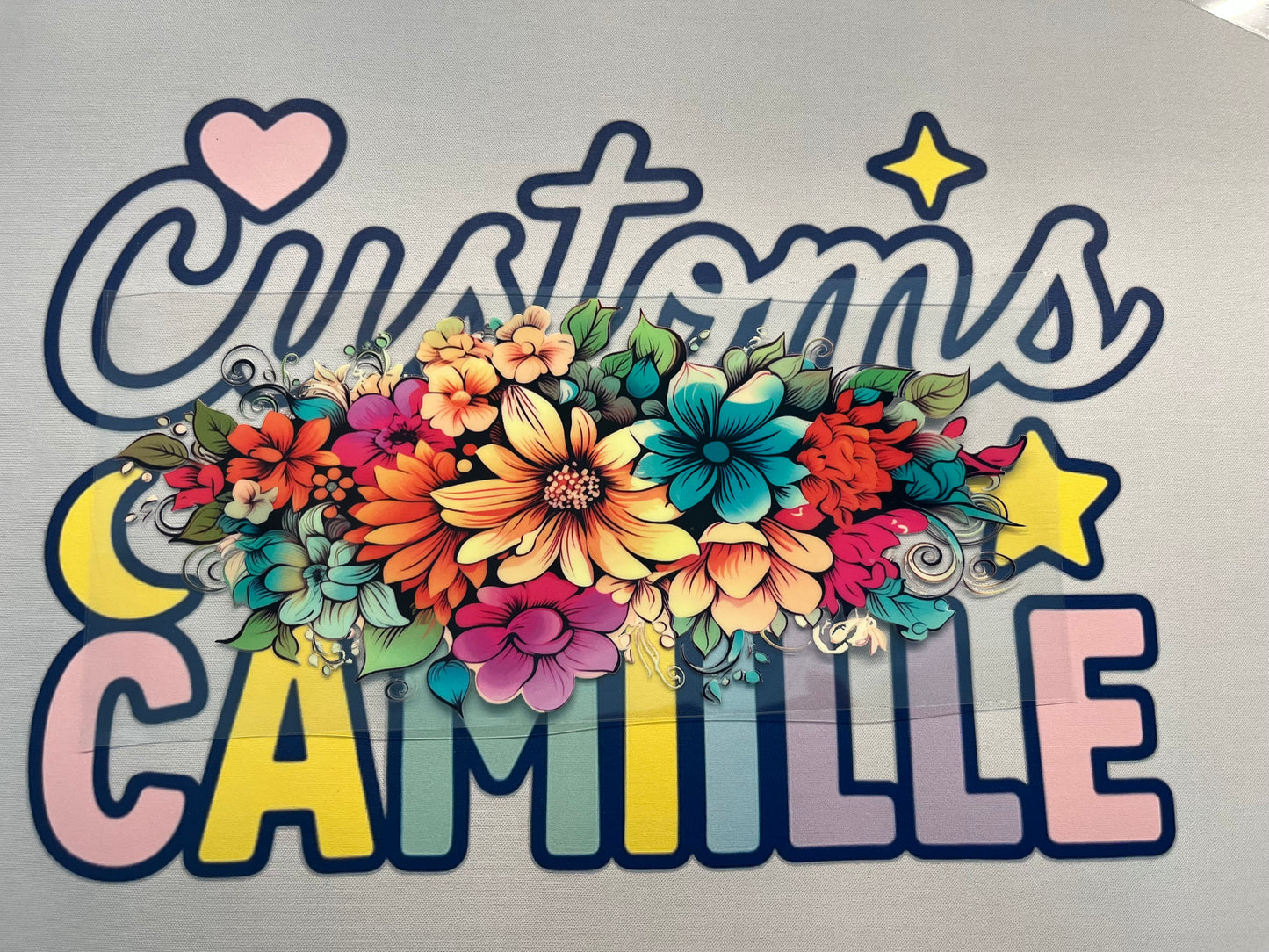 #370 Bright Flowers decal