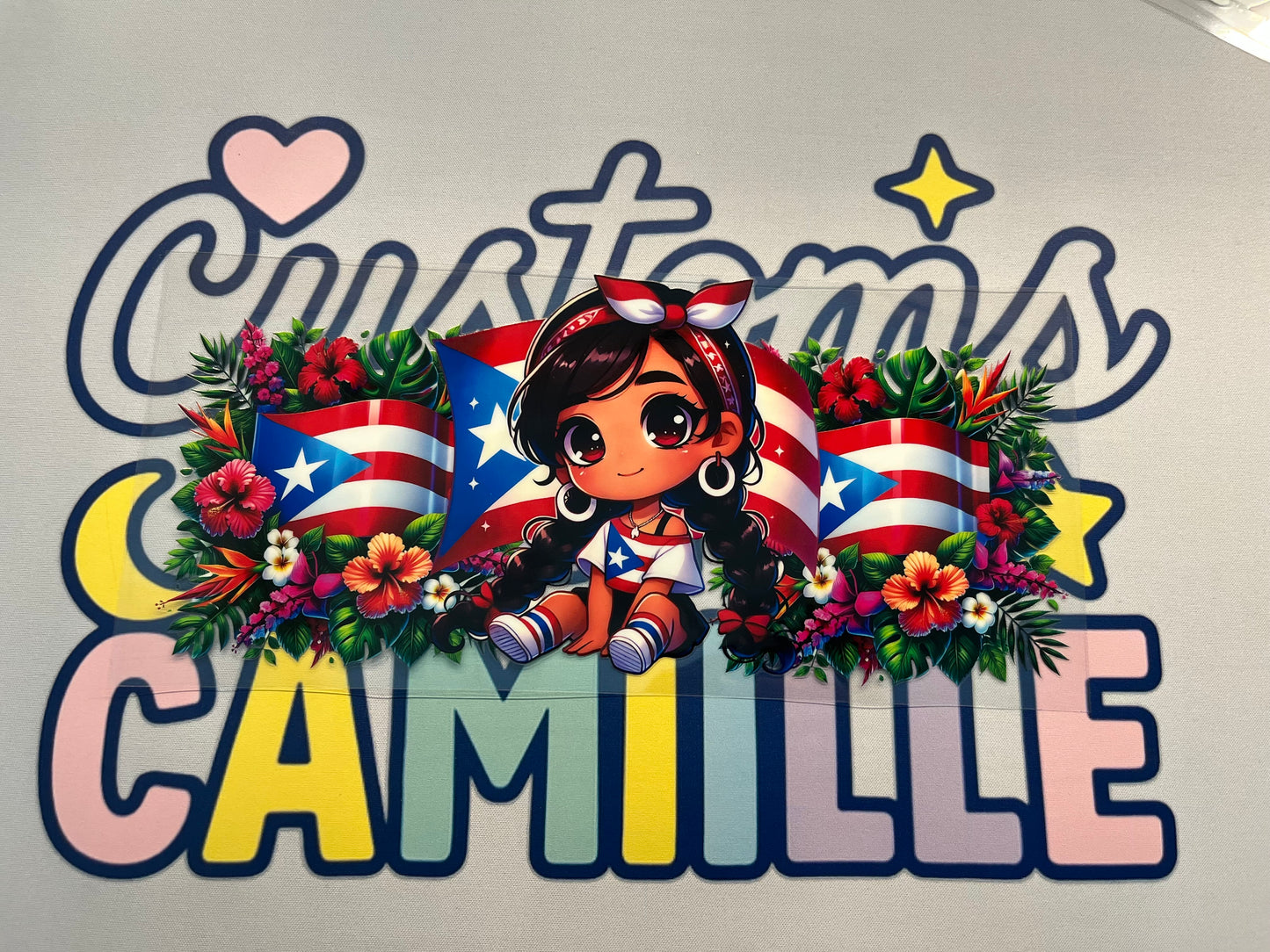 #372 Puerto Rican Girl decal