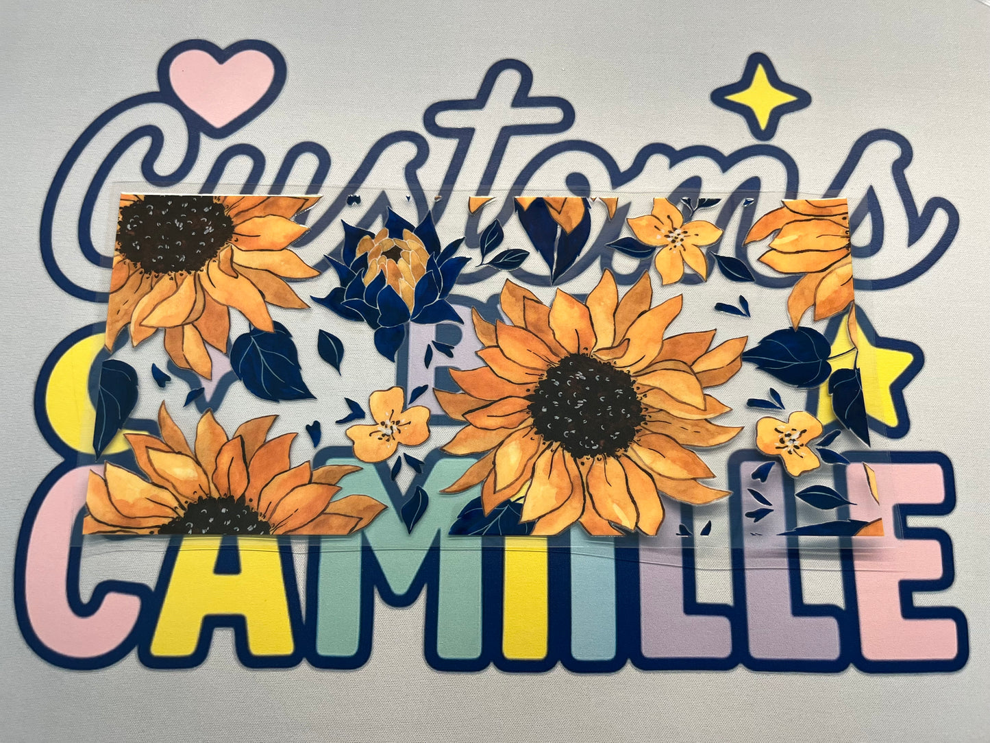 #369 Sunflowers decal
