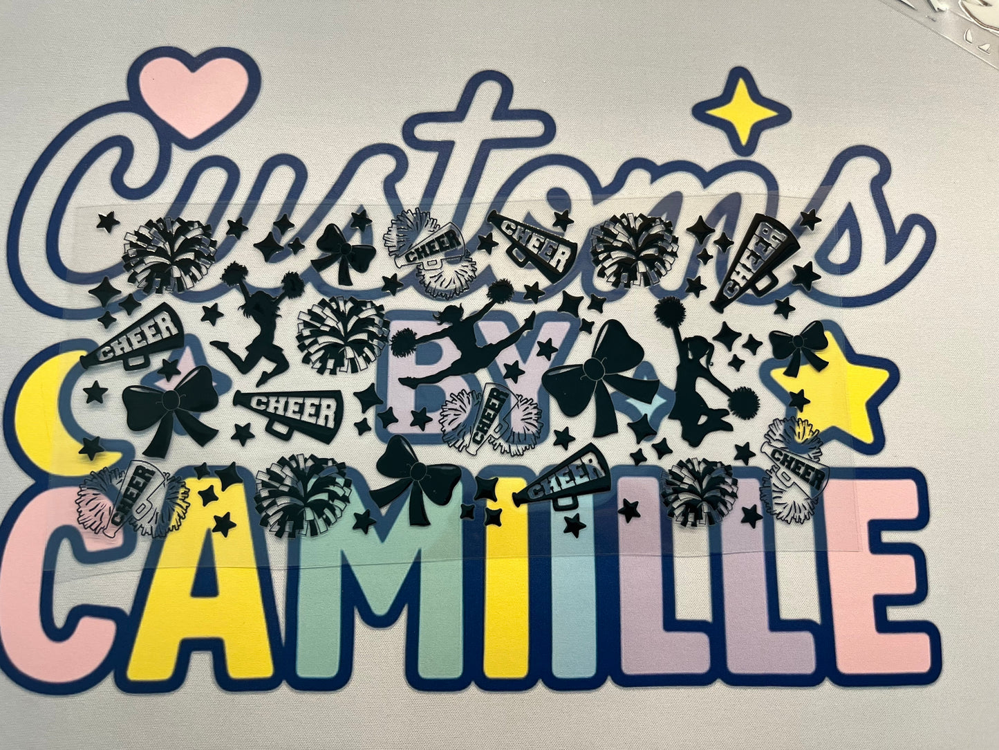 #373 Cheer Girl decal