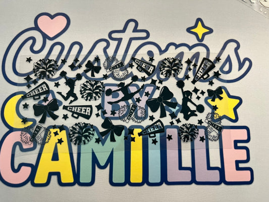 #373 Cheer Girl decal