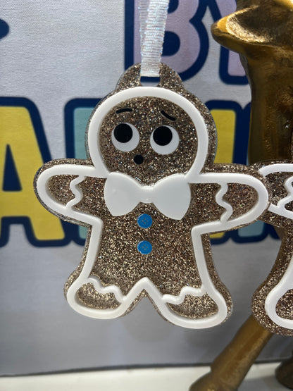 Gingerbread Boy & Girl ornaments