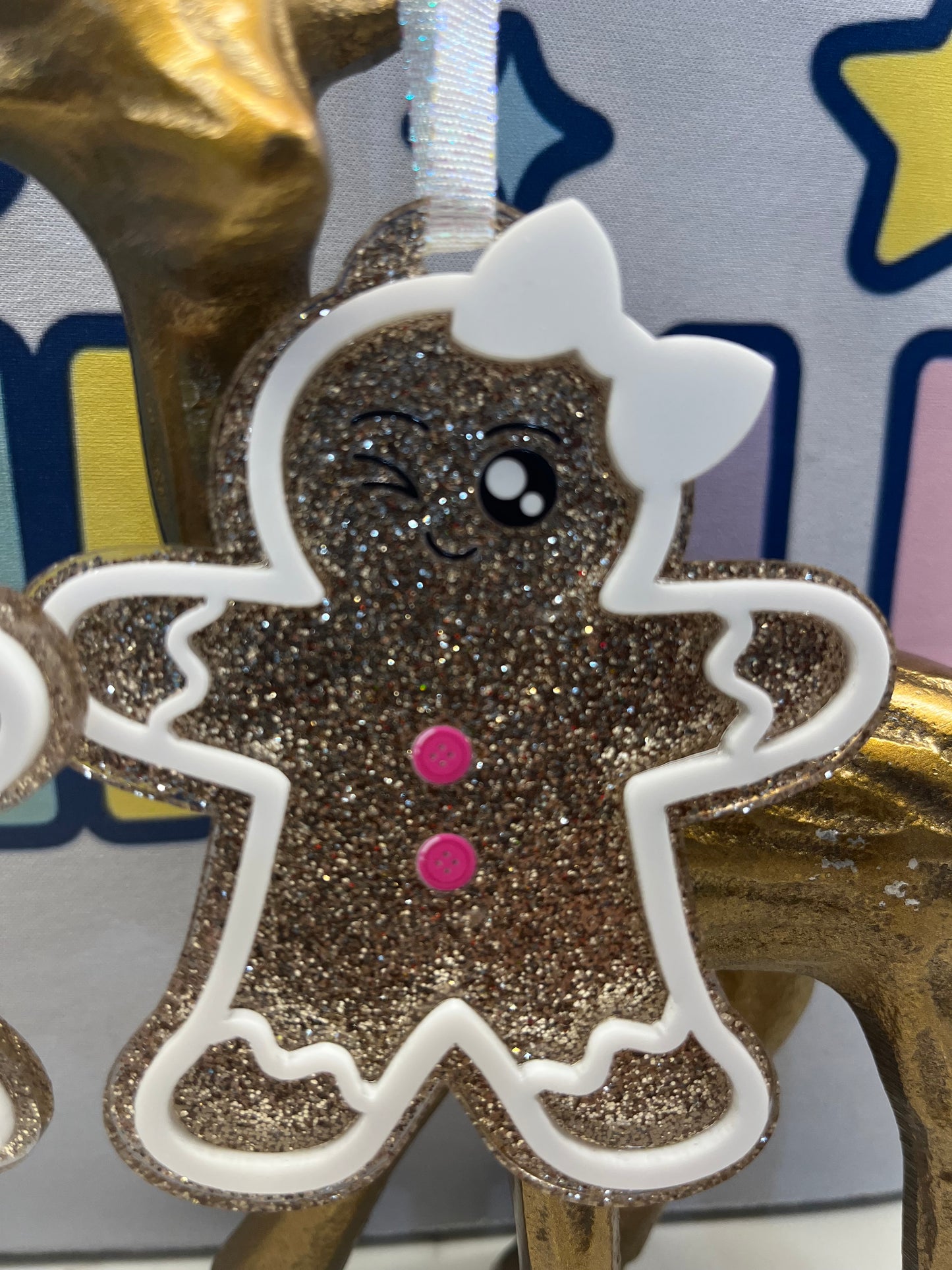 Gingerbread Boy & Girl ornaments