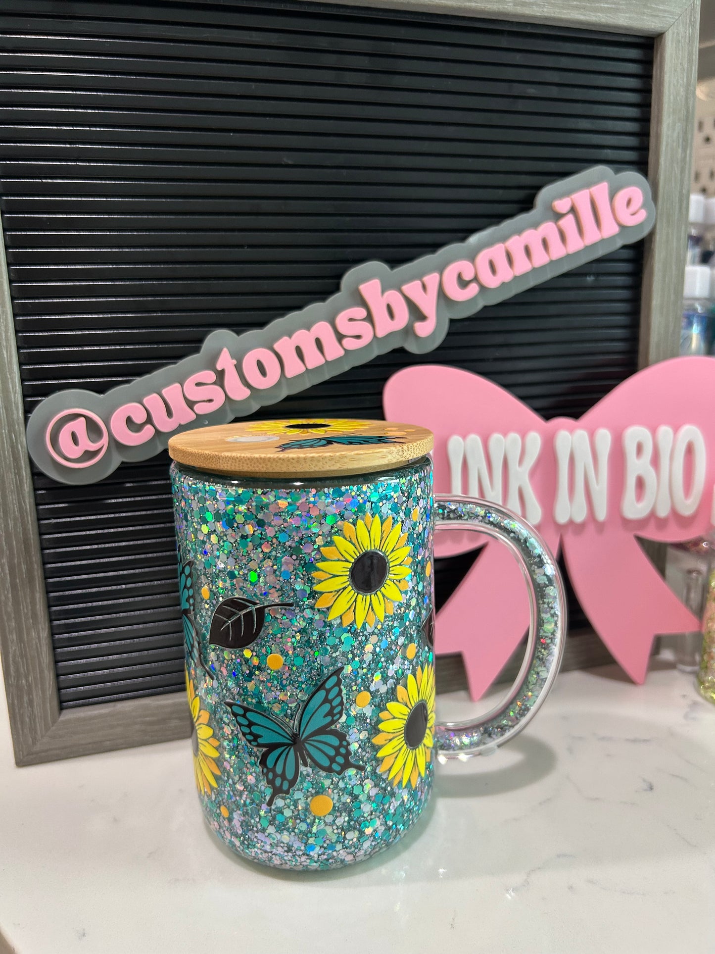 Sunflowers & Butterflies (Premade)