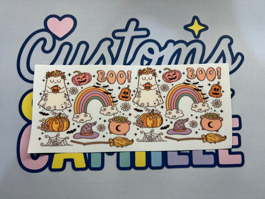 #358 Pink Halloween Vibes decal