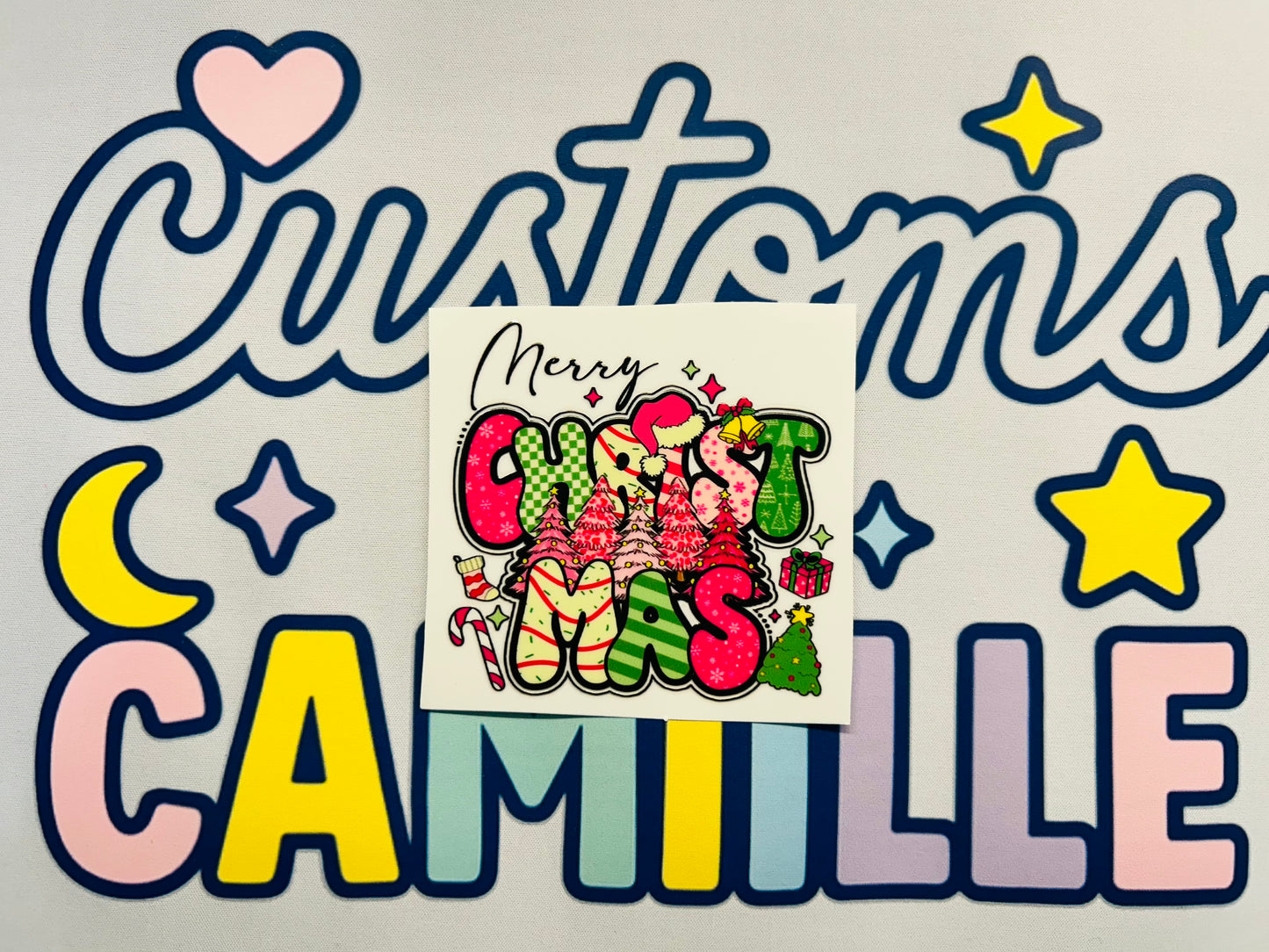 #378 Merry Christmas decal