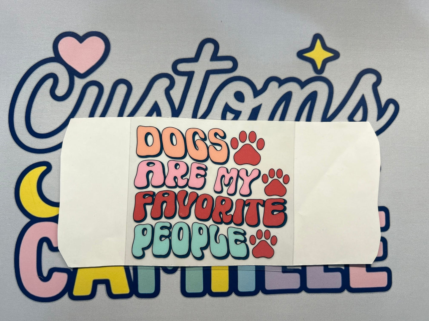 #395 Dogs Are My Favorite People decal