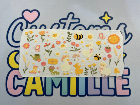 #402 Ducks & Sheep decal