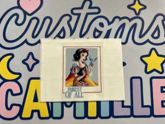 #414 Snow White Quote decal
