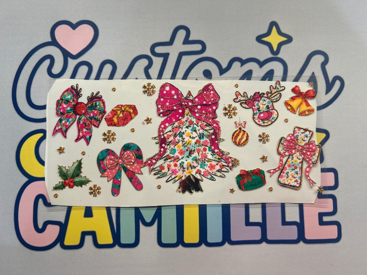 #429 Pretty Christmas Items decal
