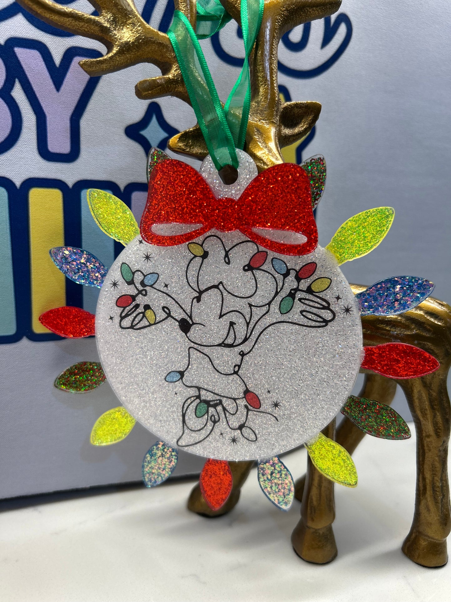 Minnie Mouse Lights ornament