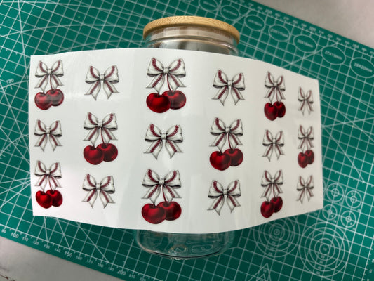 #21 Baseball cherries decal