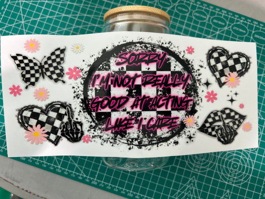 #34 Sorry decal