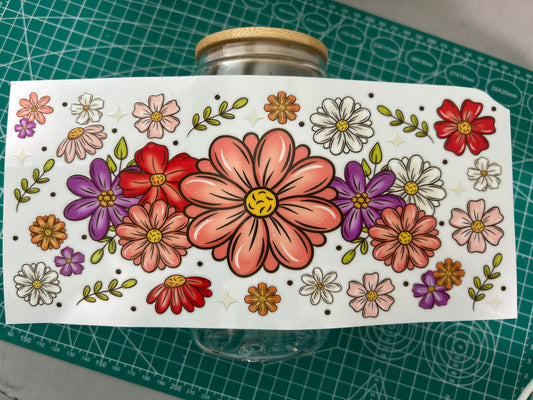 #43 Floral decal