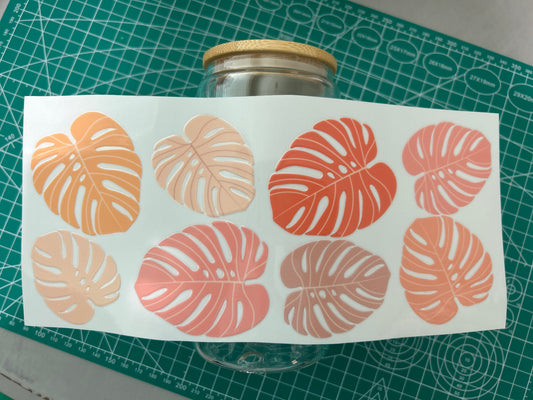 #44 Monstera leaf decal