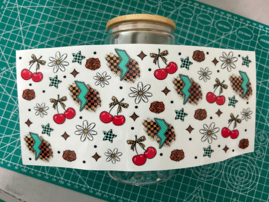 #63 Leopard Cherry decal