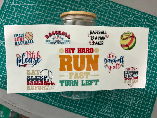 #25 Baseball Sayings decal