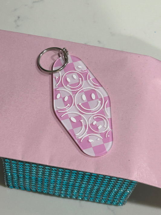 Smiley Face Keychain