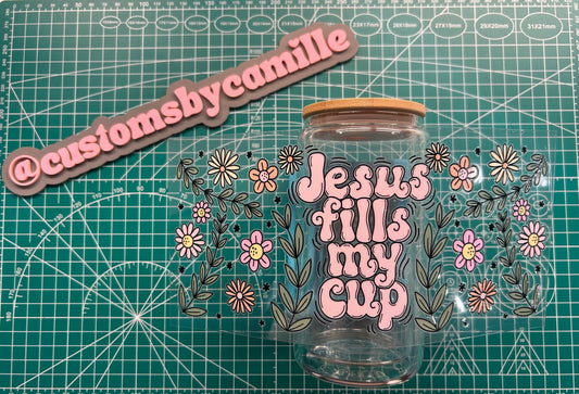 #78 Jesus Fills My Cup decal