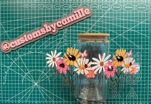 #84 Wild Pansies decal