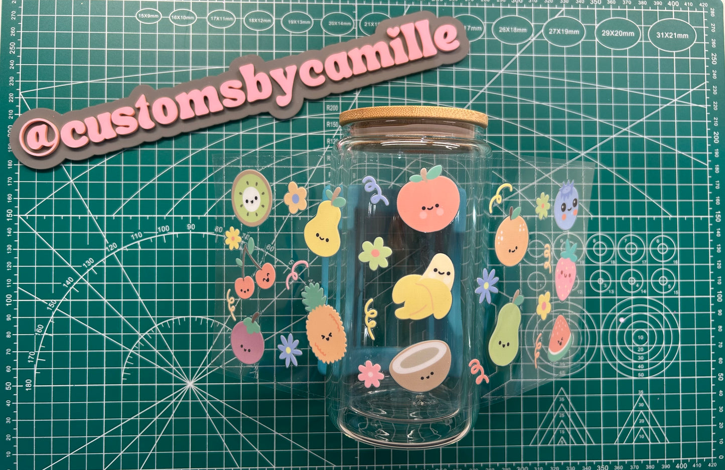 #87 Smiley Fruits decal