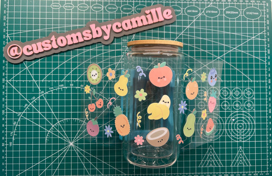 #87 Smiley Fruits decal