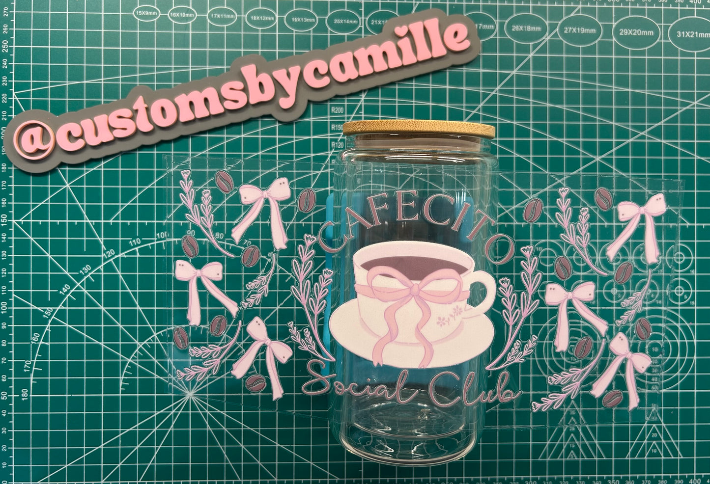 #92 Cafecito Social Club decal