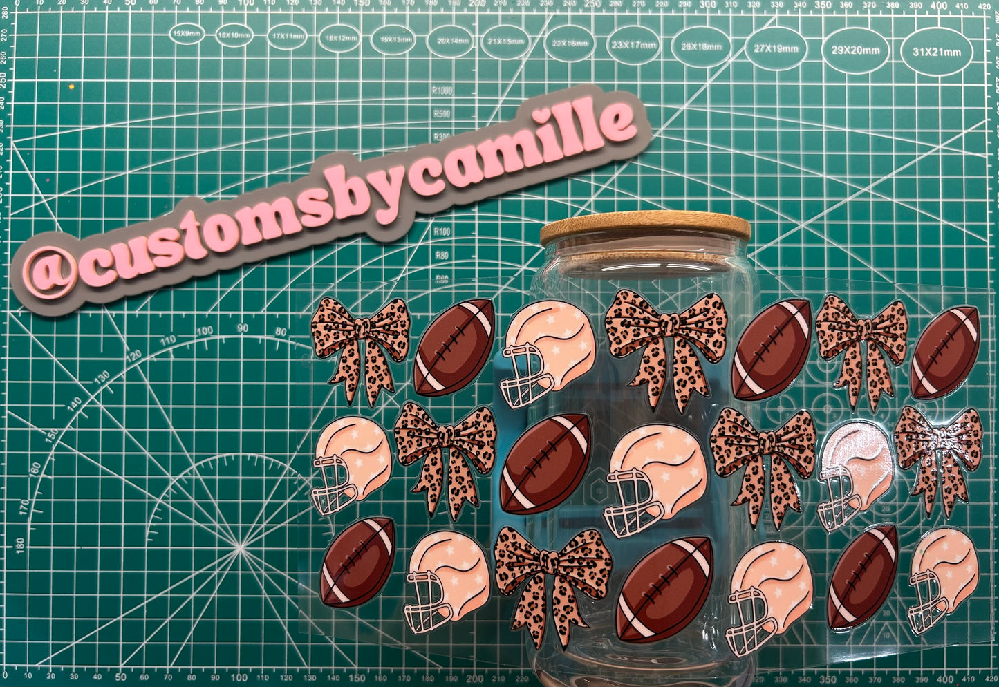 #99 Football Girlie decal