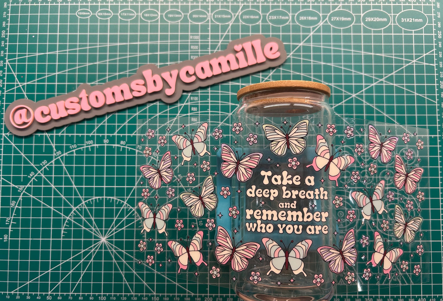 #100 Mental Health Butterfly decal