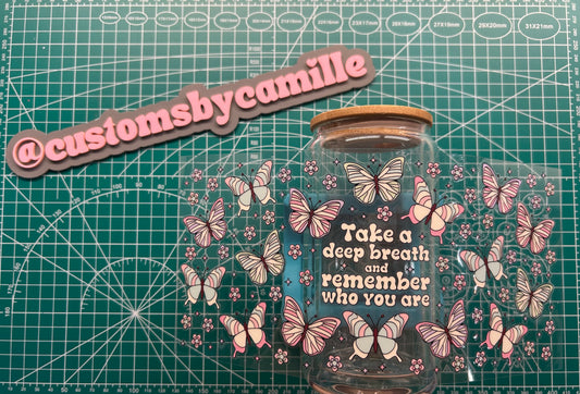 #100 Mental Health Butterfly decal