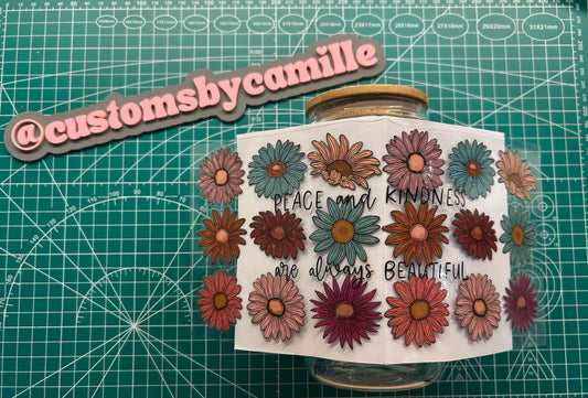 #111 Peace & Kindness decal