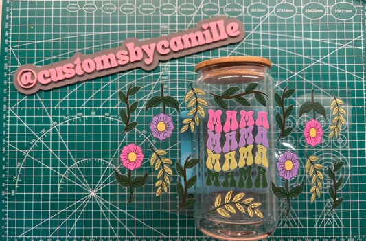 #113 Mama Flowers decal