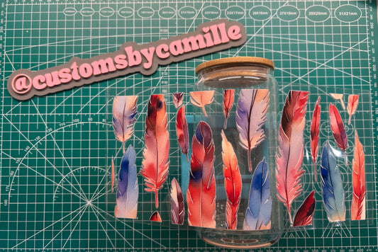 #120 Feathers decal