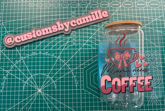 #162 Mama Needs Coffee decal