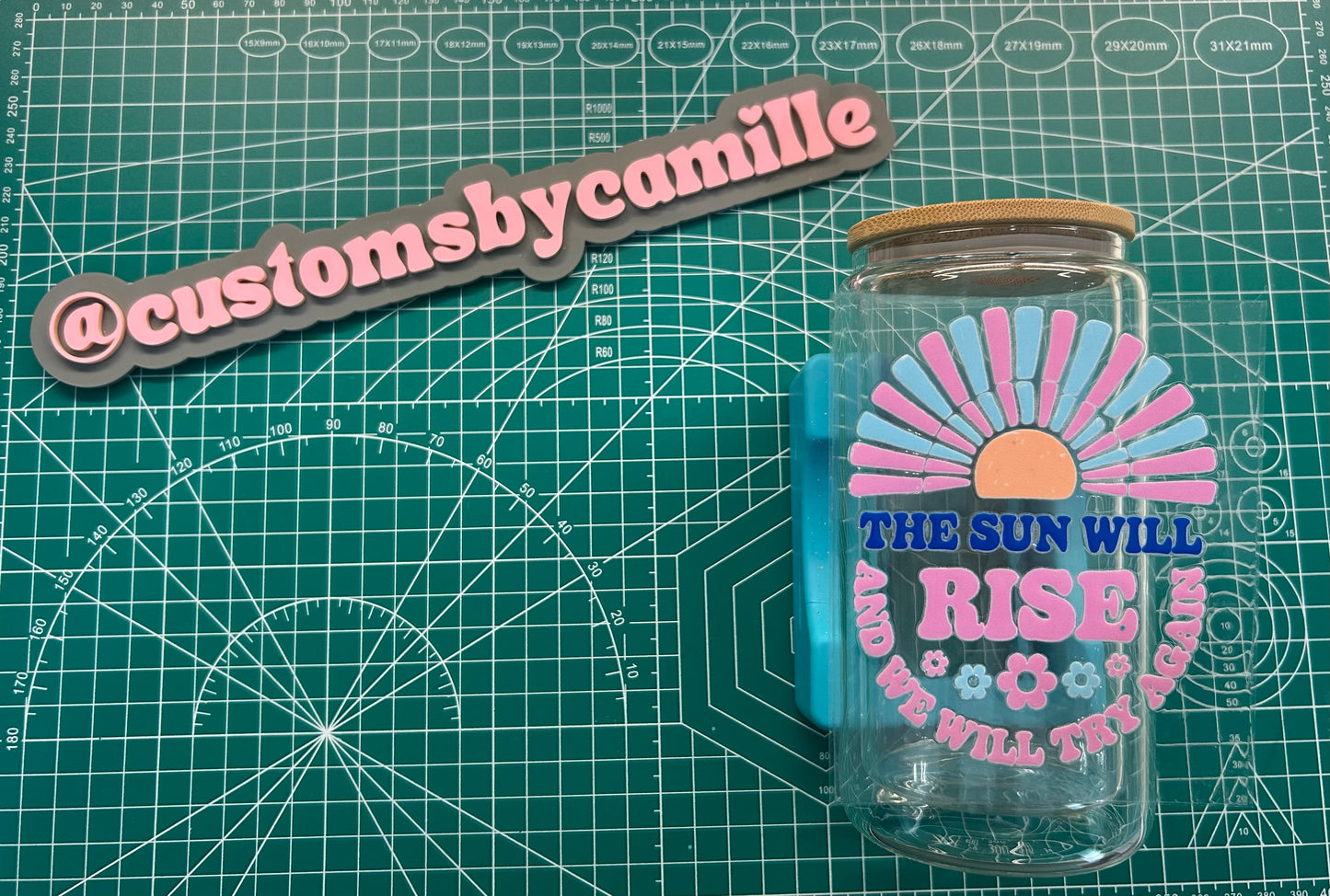 #141 The Sun Will Rise decal