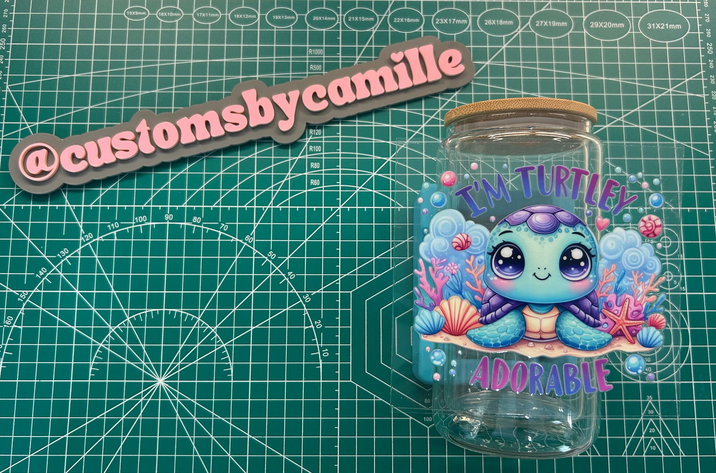 #158 I’m Turtlely Adorable decal