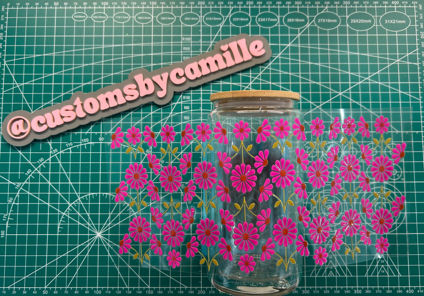 #170 Fuchsia Wildflowers decal