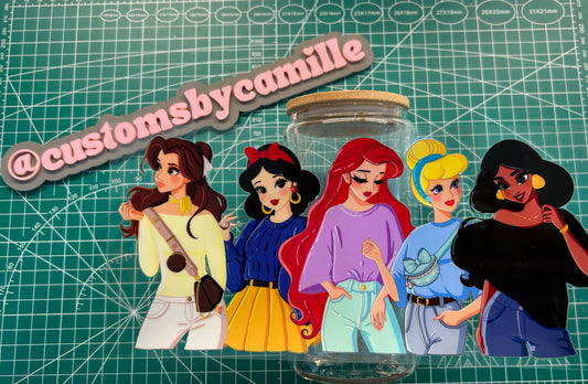 #173 Vintage Castle Girls decal
