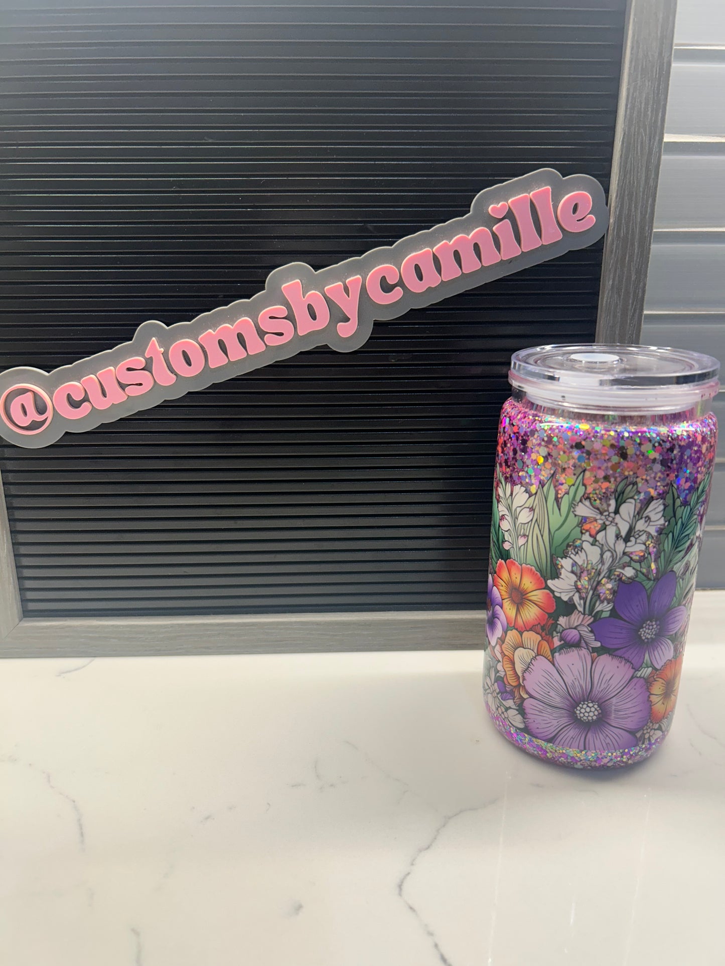 Orange/Purple Flowers