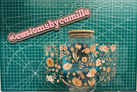 #180 Boho Flowers decal