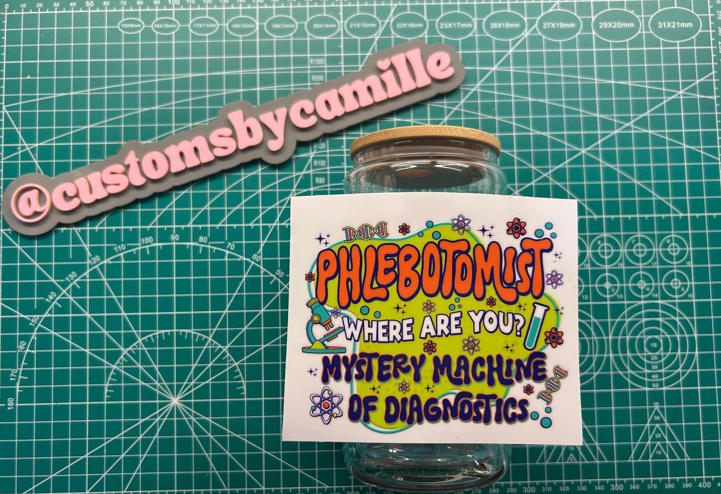 #202 Phlebotomist Mystery Machine decal