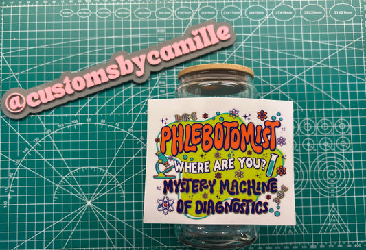 #202 Phlebotomist Mystery Machine decal