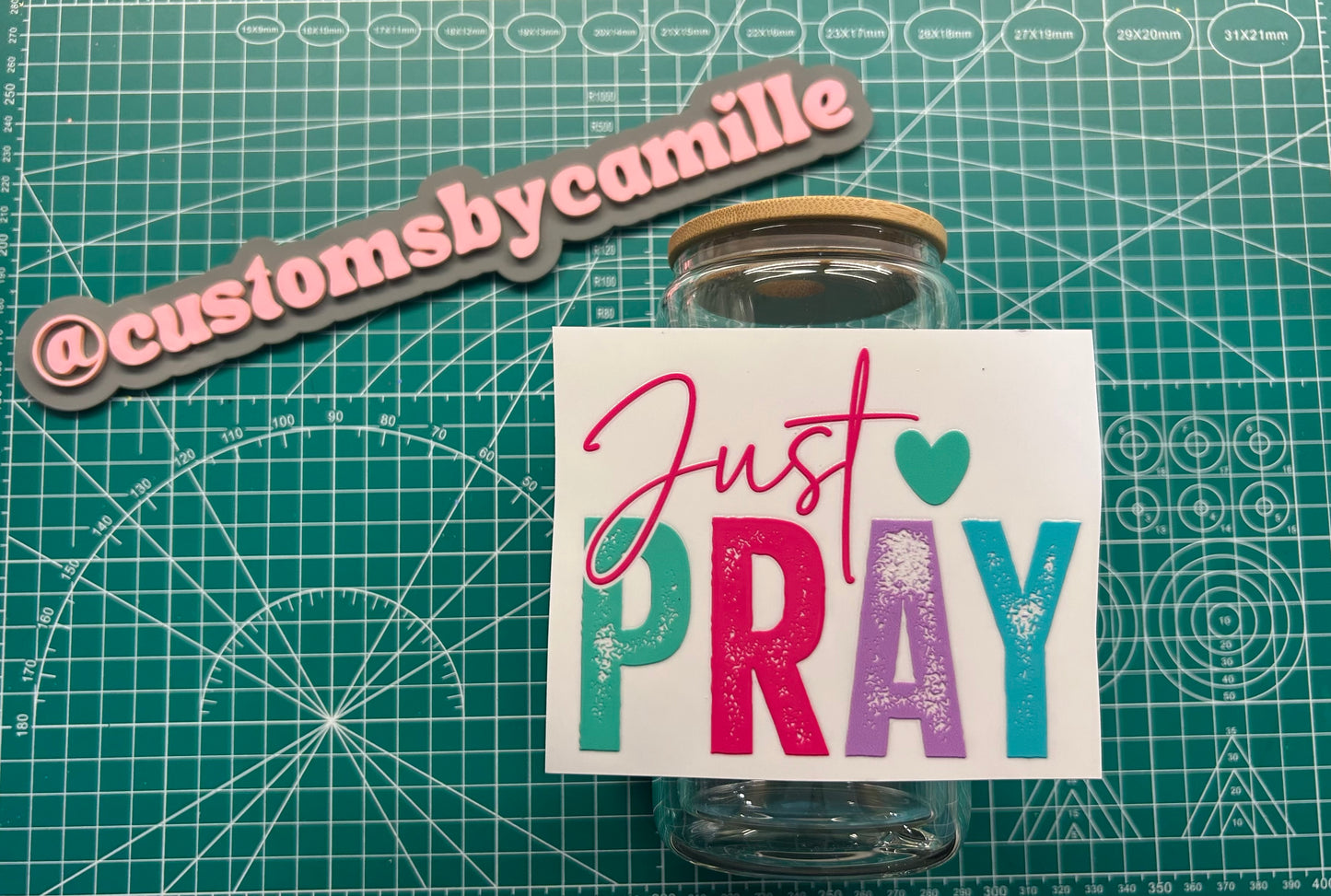 #203 Just Pray decal