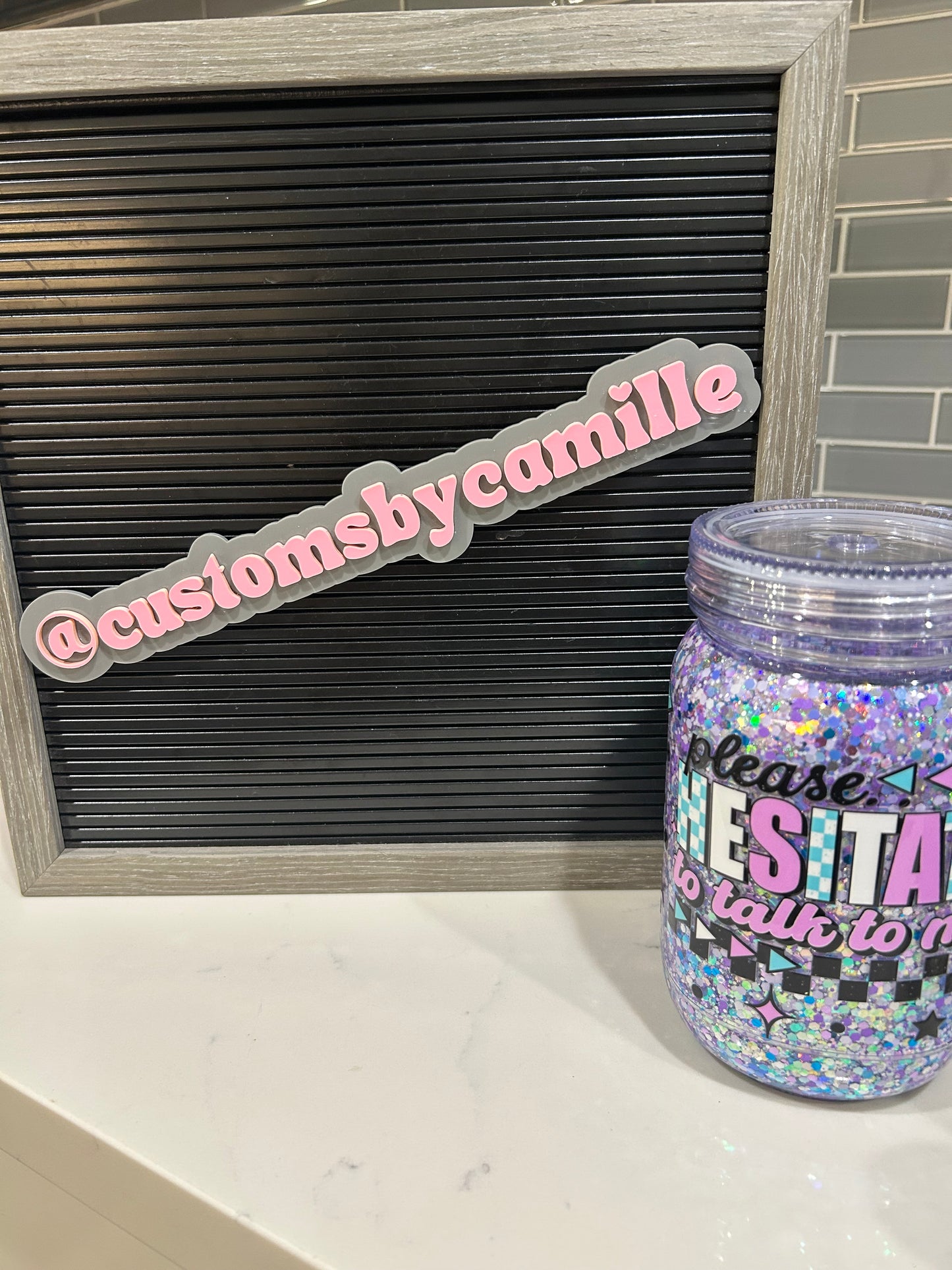 Please Hesitate (Mason jar)