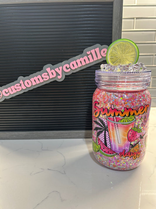 Summer Days (Mason jar)