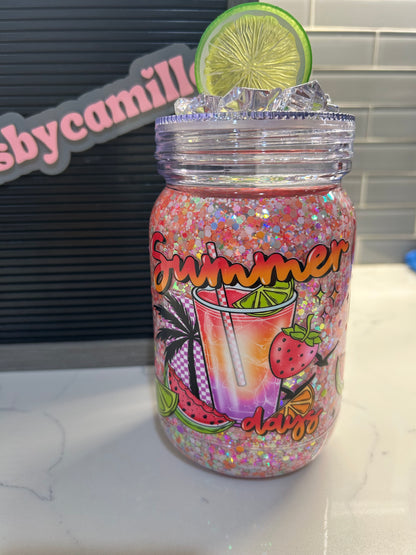 Summer Days (Mason jar)
