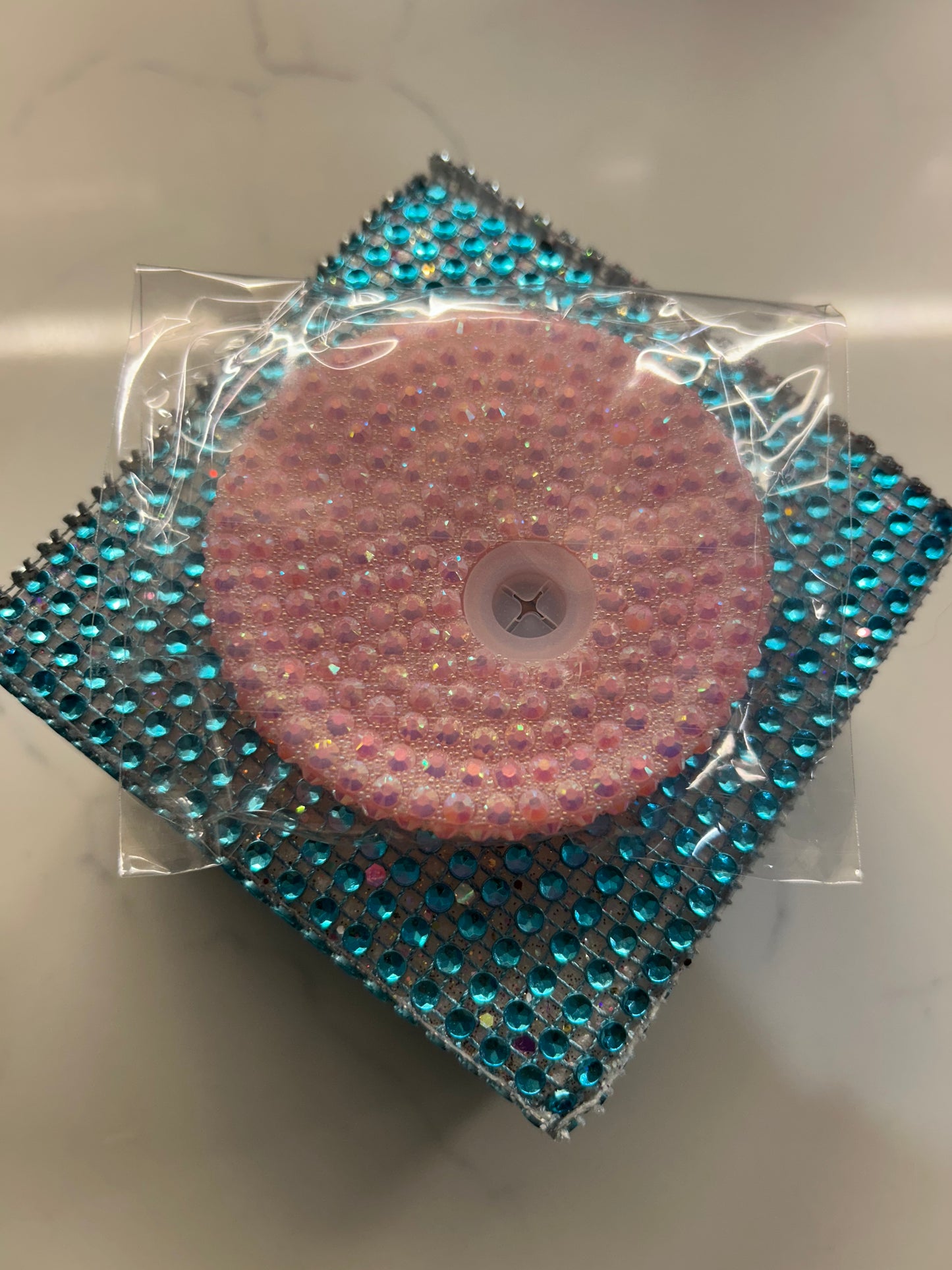 Rhinestone lid (Pink)